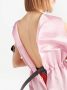 Prada Satijnen jurk Roze - Thumbnail 5