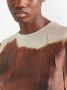 Prada Satijnen maxi-jurk met print Bruin - Thumbnail 5
