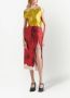 Prada Midi-rok met abstracte print Rood - Thumbnail 2
