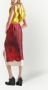 Prada Midi-rok met abstracte print Rood - Thumbnail 3