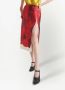 Prada Midi-rok met abstracte print Rood - Thumbnail 5