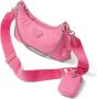 Prada Re-Edition 2005 Re-Nylon schoudertas Roze - Thumbnail 4