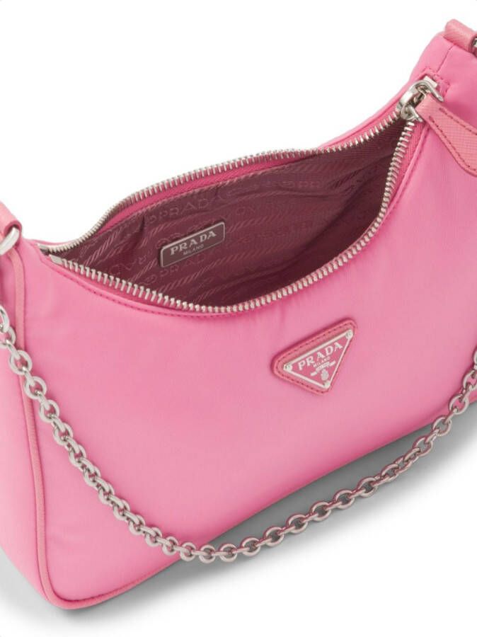 Prada Re-Edition 2005 Re-Nylon schoudertas Roze