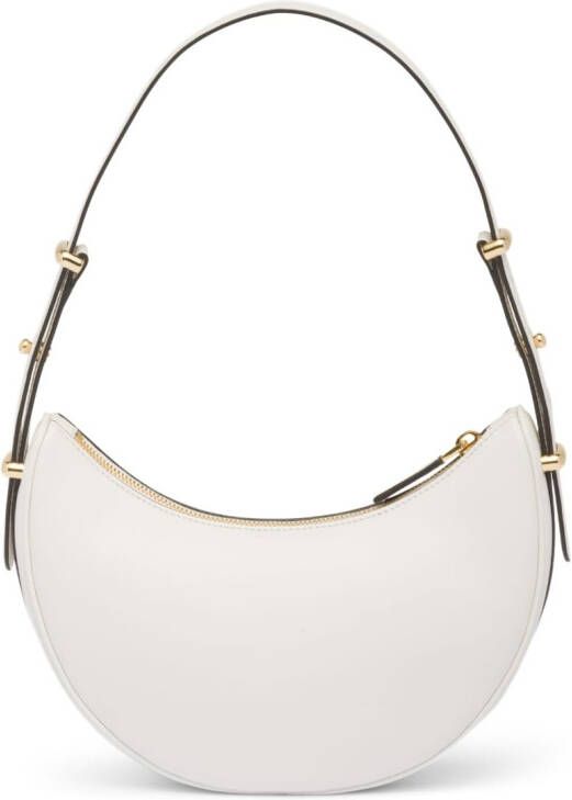 Prada Arqué schoudertas met patch Wit