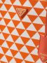 Prada Shopper met borduurwerk Oranje - Thumbnail 4