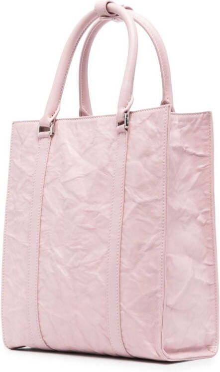 Prada Shopper met gekreukt effect Roze