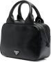 Prada Shopper met logo-reliëf Zwart - Thumbnail 2