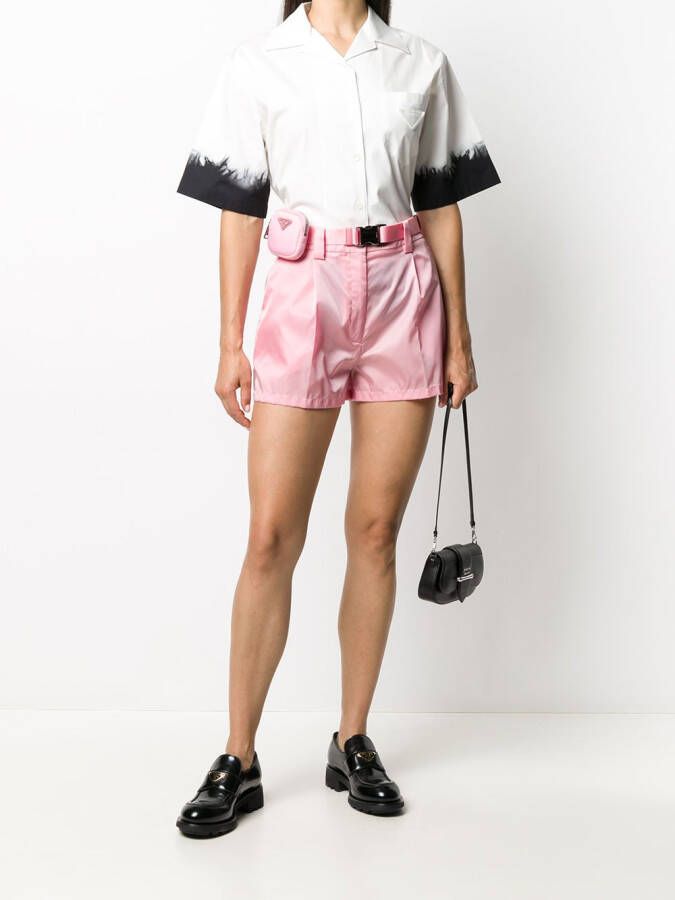 Prada Shorts met ceintuur Roze