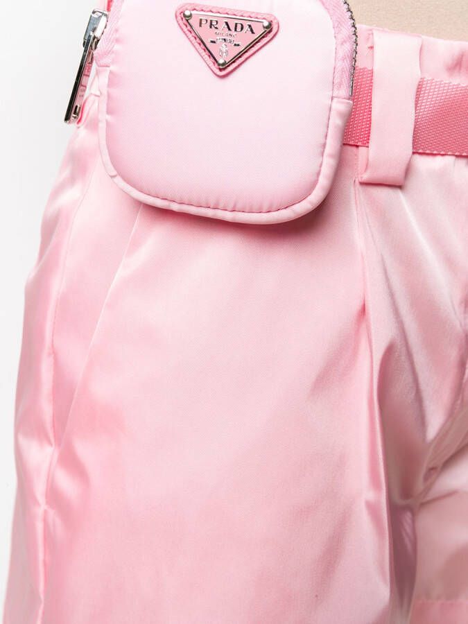 Prada Shorts met ceintuur Roze