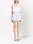 Prada Shorts met geborduurde bloemen Blauw - Thumbnail 2