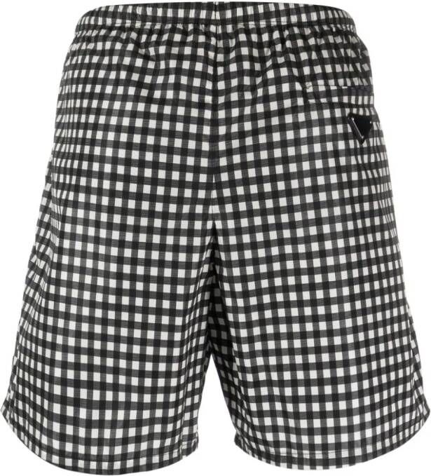 Prada Shorts met logo Wit