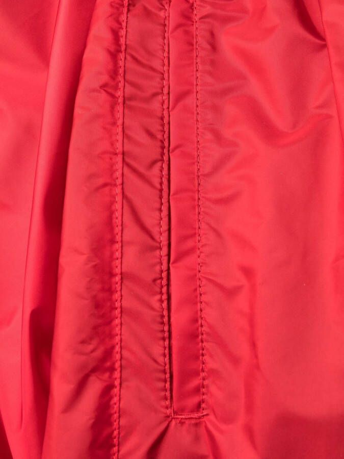 Prada Shorts met logoplakkaat Rood