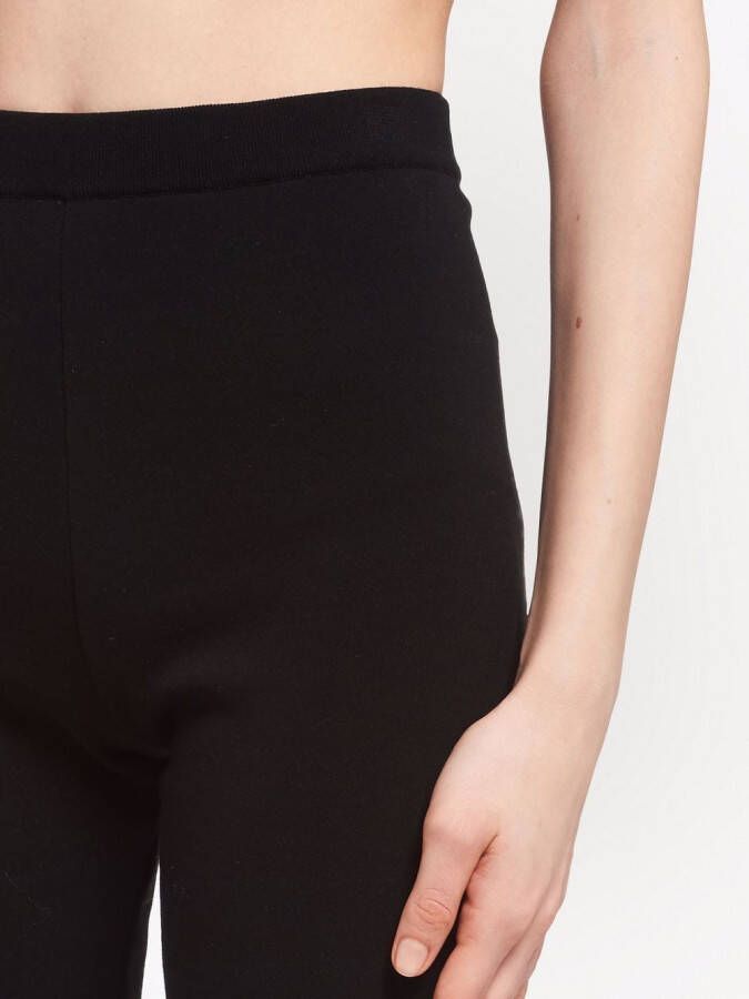 Prada Shorts met logoplakkaat Zwart