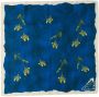 Prada Sjaal met bloemenprint Blauw - Thumbnail 3