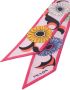 Prada Sjaal met bloemenprint Roze - Thumbnail 2