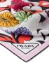 Prada Sjaal met bloemenprint Wit - Thumbnail 2