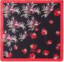 Prada Sjaal met bloemenprint Zwart - Thumbnail 2