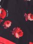 Prada Sjaal met bloemenprint Zwart - Thumbnail 3