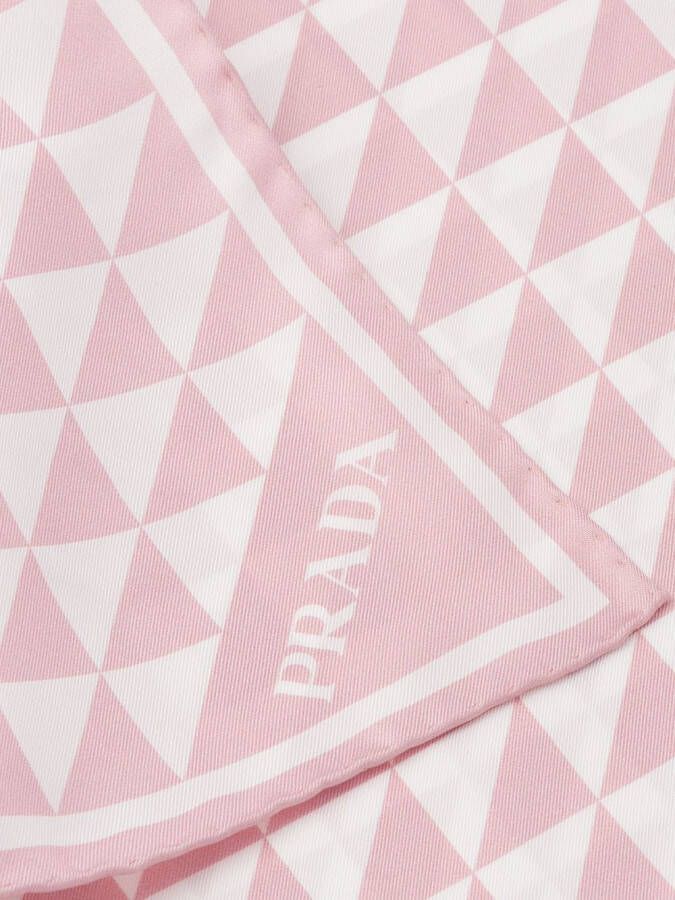 Prada Twill sjaal Roze