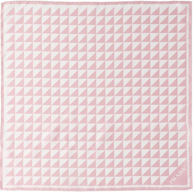 Prada Twill sjaal Roze