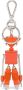 Prada Sleutelhanger met logoplakkaat Oranje - Thumbnail 3