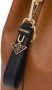 Prada Leren sleutelhanger met logo Zwart - Thumbnail 4