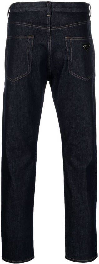 Prada Straight broek Blauw
