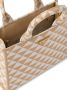 Prada Symbole shopper met jacquard Beige - Thumbnail 5