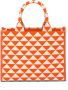 Prada Symbole shopper met jacquard Oranje - Thumbnail 2