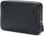 Prada structured logo pouch Zwart - Thumbnail 3