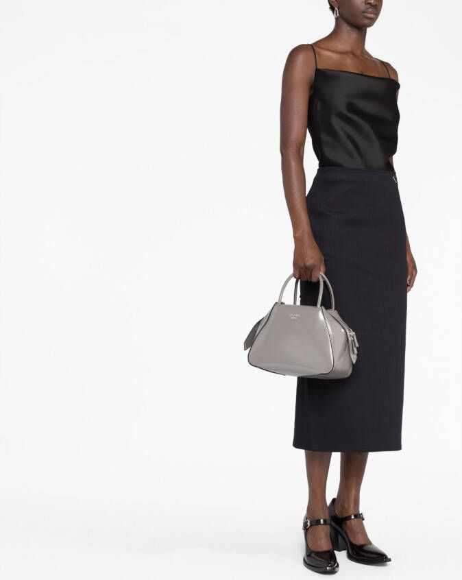Prada Supernova leren shopper Grijs