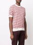 Prada Sweater met geometrisch patroon Rood - Thumbnail 3