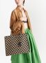 Prada Symbole shopper met driehoekig patroon Zwart - Thumbnail 3