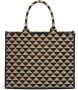 Prada Symbole shopper met driehoekig patroon Zwart - Thumbnail 4