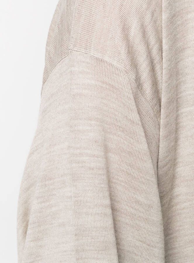 Prada T-shirt met gemêleerd-effect Beige