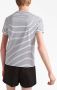 Prada Gestreept T-shirt met logo Blauw - Thumbnail 3