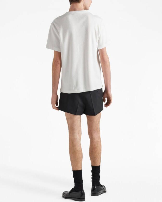 Prada T-shirt met logo Wit