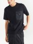 Prada T-shirt met logopatch Zwart - Thumbnail 4