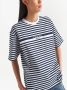 Prada T-shirt met logoprint Blauw - Thumbnail 4