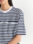 Prada T-shirt met logoprint Blauw - Thumbnail 5