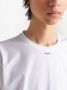 Prada T-shirt met logoprint Wit - Thumbnail 4