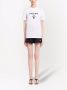 Prada T-shirt met geborduurd logo Wit - Thumbnail 2