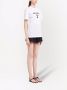 Prada T-shirt met geborduurd logo Wit - Thumbnail 3