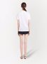 Prada T-shirt met geborduurd logo Wit - Thumbnail 4