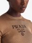 Prada T-shirt met ronde hals Bruin - Thumbnail 5