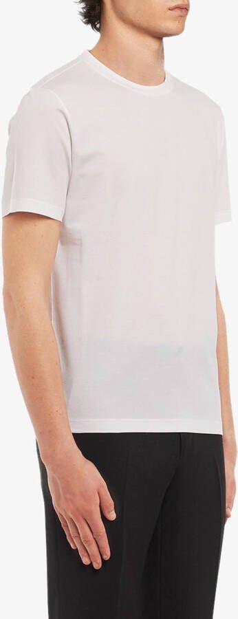Prada T-shirt met ronde hals Geel