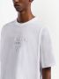 Prada T-shirt verfraaid met logo Wit - Thumbnail 4
