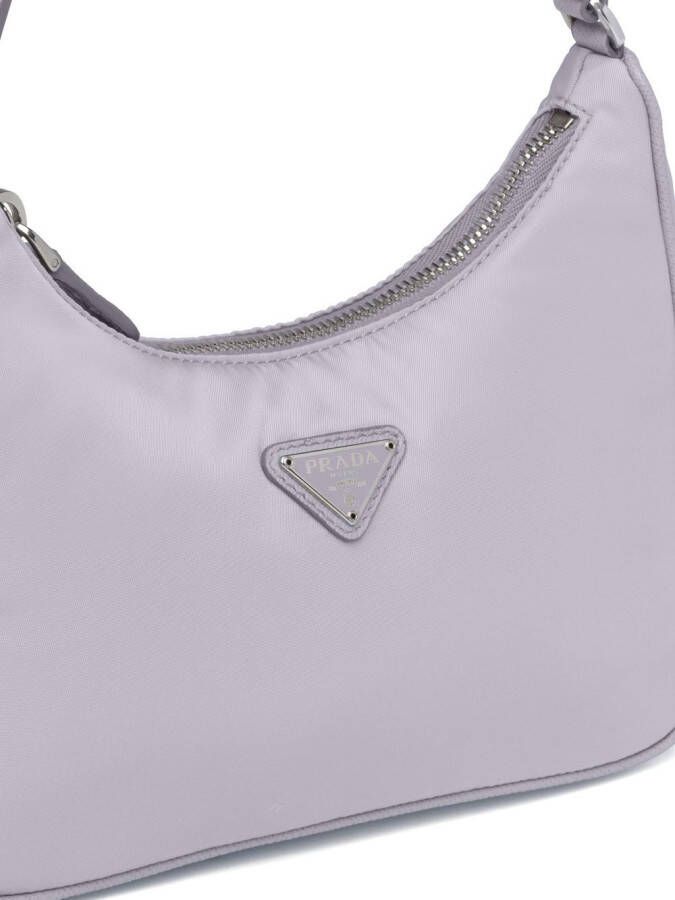 Prada Tas met logoplakkaat Roze