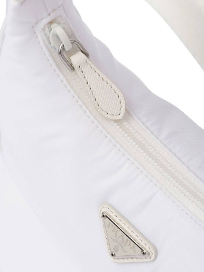 Prada Tas met logoplakkaat Wit