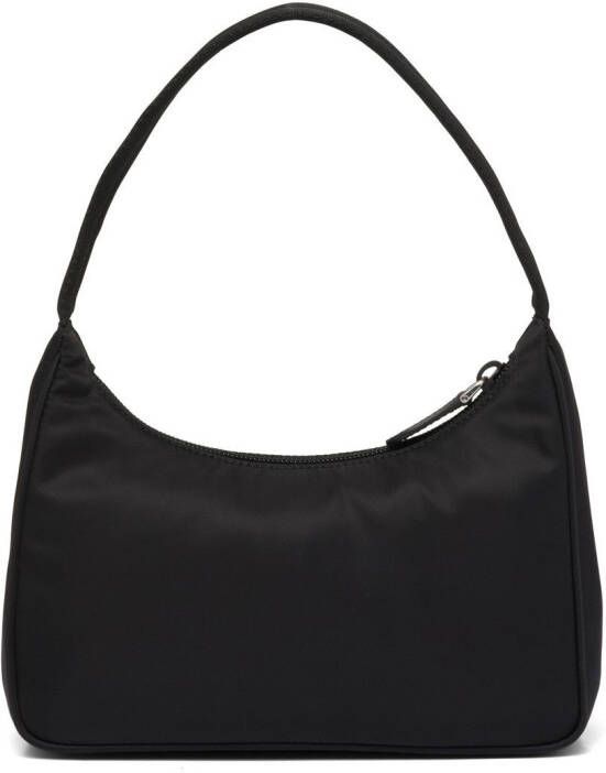 Prada Tas met logoplakkaat Zwart